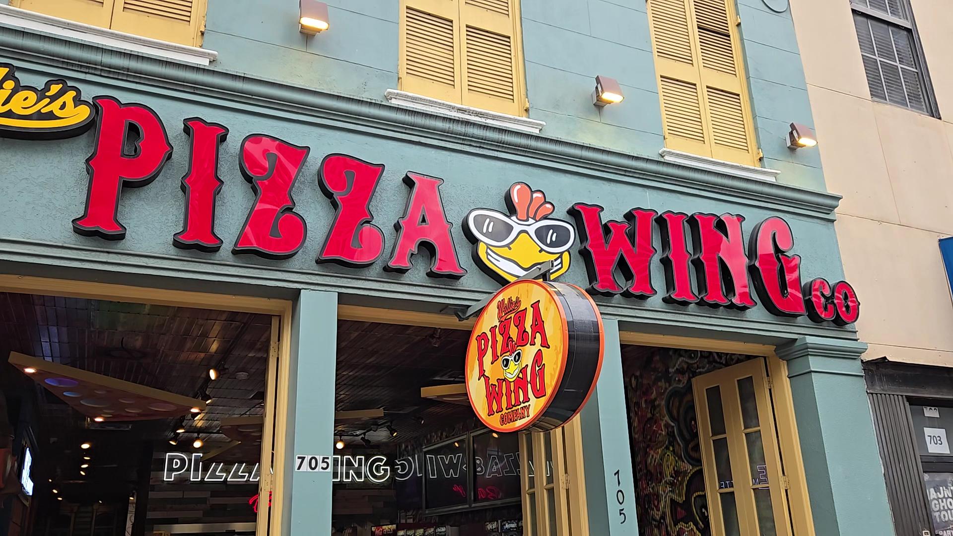 Willie's Pizza Joint Menu